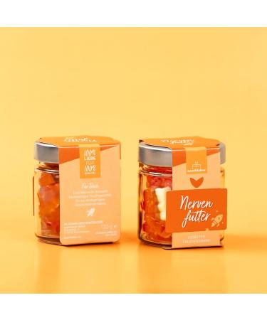 naschlabor Nerve-shaped gummy bears 120g for work students or everyday life in a handy storage jar a great gift for students - Buy Online on GoSupps.com