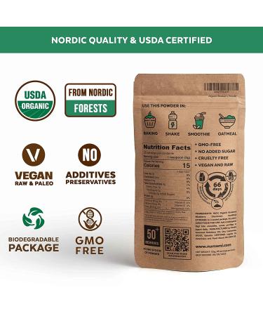 Numami Organic Wild Blueberry Powder | Antioxidant-Rich | Vitamin C | Nordic Forest Harvested | Ideal for Smoothies & Baking - Buy Online on GoSupps.com