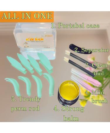 Lami Glue Balm Gold 20g - Strong & Fast Dry Adhesive for Lash Lift, Brow Lamination, and Eyelash Perm - 100+ Applications - Works Well with Shields for Firmly Fixing Eyelashes - Buy Online on GoSupps.com