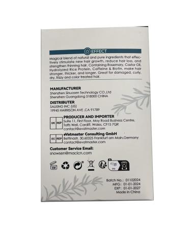 Rosemary Oil for Hair Growth - Nourishing Essential Oil Treatment for Eyebrows & Eyelashes - 4 Fl Oz Roller Bottle for Dry Split Ends & Damaged Hair - Buy Online on GoSupps.com