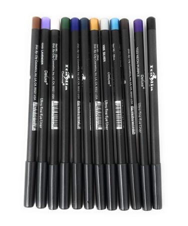 Italia Delux Ultra Fine Eyeliners (Set of 12 Colors) - Buy Online on GoSupps.com