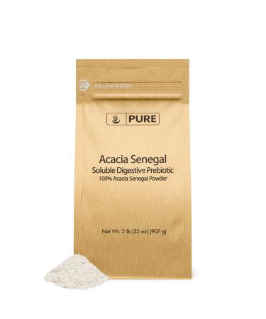 Pure Original Ingredients Acacia Senegal (2lb) Soluble Prebiotic Baking Vegan