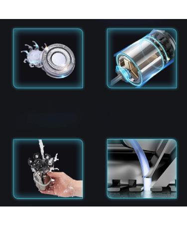 Eurobuy 5 in 1 Head Shaver Kit for Bald Men 7D Floating Electric Razor Cordless Hair Clippers Rechargeable Waterproof Bald Head Grooming Kit - Buy Online on GoSupps.com