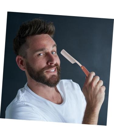 Buy Stainless Steel Shaving Razor for Men - Premium Straight Barber Trimmer & Facial Spatula | International Shipping Available - Buy Online on GoSupps.com
