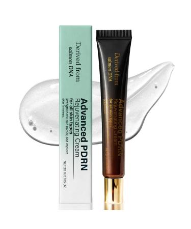 Advanced PDRN Rejuvenating Cream 99% Pure Salmon DNA Collagen Gel with Hyaluronic Acid and Niacinamide Nighttime Skin Repair Inspired Skincare (1) 0.7 Fl Oz (Pack of 1)