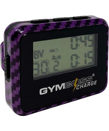 Gymboss Charge Interval Timer and Stopwatch & Watchstrap - Bundle (Carbon Purple) - Buy Online on GoSupps.com