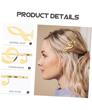 DOITOOL Hair Pin Hair Clip Hair Barrettes Women Hairpin Girl Barrette Women Barrette Girl Hairpin Alloy Women's Note - Buy Online on GoSupps.com