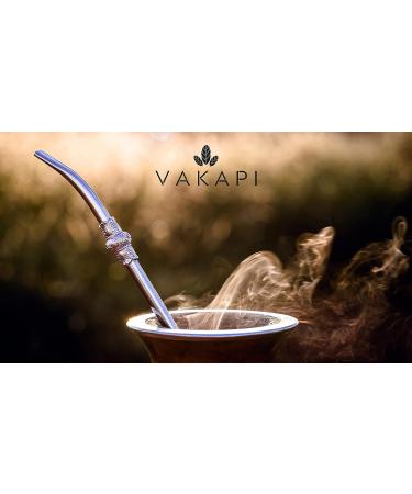 Mate Green Mate Ceaker Set | Mate Tea Starter Set | Dark Marble Ceramic Mug 350ml & Stainless Steel Bombilla | Vakapi Mate Tea from Paraguay | Strong Coffee Alternative - Buy Online on GoSupps.com