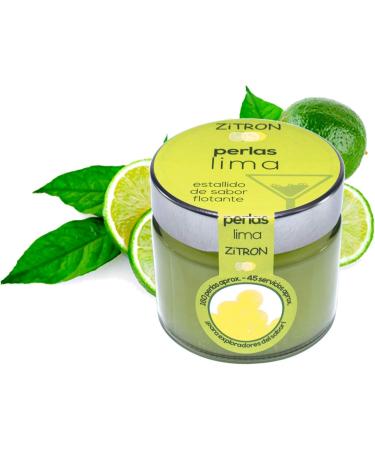 ZITROMAC Linden cocktail pearls Concentrated fruit in pearls for cocktail decoration tapas salads Christmas drinks High quality Zitron atmospheres Jar of 180gr 160180 bulbs LIME - Buy Online on GoSupps.com