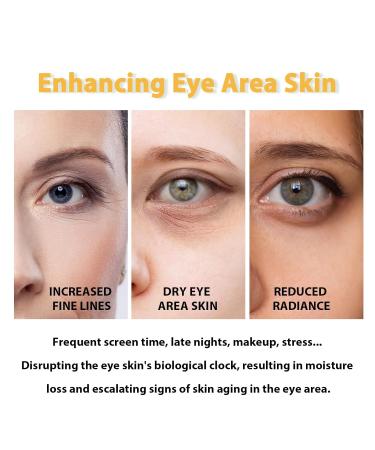 DEBAIY Daytime Eye Cream with 2% Jojoba Oil Anti-Wrinkle Anti-Aging Moisturizing Under Eye Cream 1% Caffeine | Fight Fatigue Dark Circles & Puffiness (3 Pack 15g Each) - Buy Online on GoSupps.com