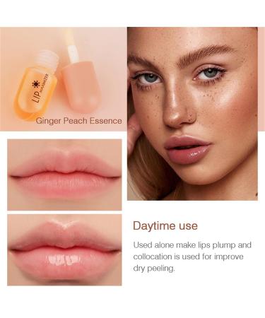 Natural Lip Plumper Set - Moisturizing Ginger & Mint Lip Care - 2 PC 6ml for Nourishing Repairing & Upholstering Lips - Buy Online on GoSupps.com