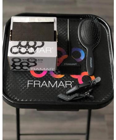 Framar Back In Black Pop Up Hair Foil - 500 Aluminum Foil Sheets for Highlighting - Buy Online on GoSupps.com