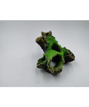 Buy Aquarium Rock Cave Decoration with Green Grass | Larnel Hide & Harz Accessories for Stunning Aquariums - Buy Online on GoSupps.com
