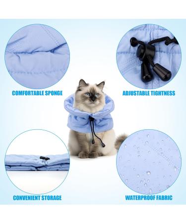 PEUTIER Cat Recovery Collar Soft Adjustable Cat Cone Cat Elizabethan Collar Cat Neck Protective Collar Neck Collar After Surgery for Cats Kitten Prevent from Licking Wounds (S) - Buy Online on GoSupps.com