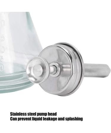 Press Bottle Dispenser 180ml Press Type Liquid Pump Dispenser Nail Polish Remover Refillable Bottle (Aluminum Core) - Buy Online on GoSupps.com