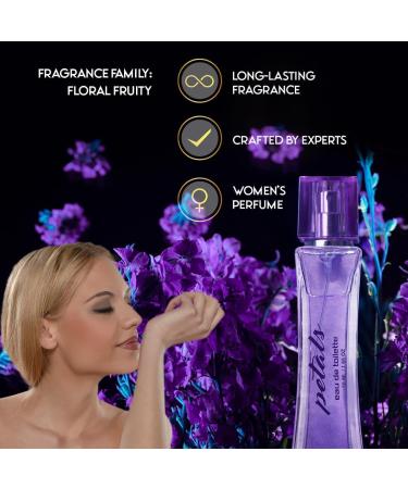 Earas Petal Floral Fruity Perfume For Women | 50 ML | Eau De Toilette | Luxury Long Lasting Fragrance Natural Spray | Pack Of 1 - Buy Online on GoSupps.com