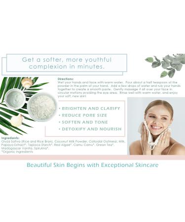 All-Natural Rice & Papaya Enzyme Powder - Daily Exfoliant for Pore Purifying Anti-Aging & Skin Renewal Madagascar Vanilla 2.1 oz - International Shipping Available - Buy Online on GoSupps.com