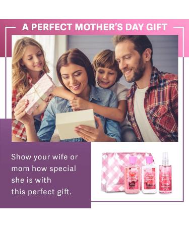 Vital Luxury Bath & Body Care Travel Set - Japanese Cherry Blossom Home Spa Set - Buy Online on GoSupps.com