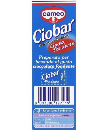 6 x Cameo Ciobar Gusto Fondente Dark Hot Chocolate 690 g 6 x 5 Bags - Buy Online on GoSupps.com