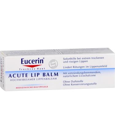 Eucerin Acute Lip Balm 10 ml | Soothing Repair for Dry Lips | Buy Internationally - Buy Online on GoSupps.com