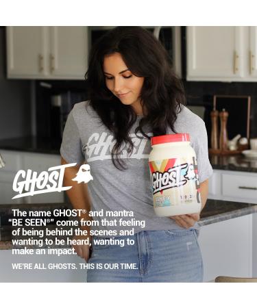 GHOST WHEY Protein Powder Coffee Ice Cream 2lb - 25g Protein Blend for Fitness - Post Workout Shakes, Smoothies, Baking - Soy & Gluten-Free - Buy Online on GoSupps.com