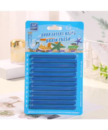 Drain Cleaner Sticks 12PCS Deodorizer And Drain Strips Drain Clog Remover Sticks Pipe Cleaning Sticks To Clean Sink Shower Bathtub Toilet Drain Odor - Buy Online on GoSupps.com