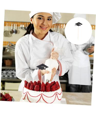 Cabilock 72 Pcs Graduation Hat Picks Kindergarten Graduation Cake Decors Grad Cap Cupcake Toppers Grad Cupcake Picks Congrats Grad Cupcake Topper Insert Card Bamboo Dessert Table - Buy Online on GoSupps.com