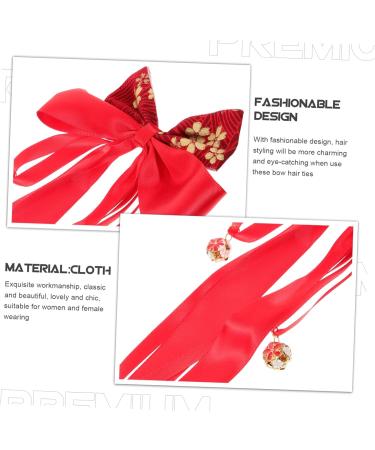 SEWACC elastic hair ties decor hair barrettes for girls hair ties girls hair ties with bows hair ties for girl hair bow hair rope bow hair ties elasticity bow tie girl child fabric - Buy Online on GoSupps.com