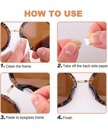 Curious Self-Adhesive Silicone Nose Pads - 20 Pairs Anti-Slip Comfort for Glasses & Sunglasses - Soft White Nose Pads for Reading Glasses - Buy Online on GoSupps.com