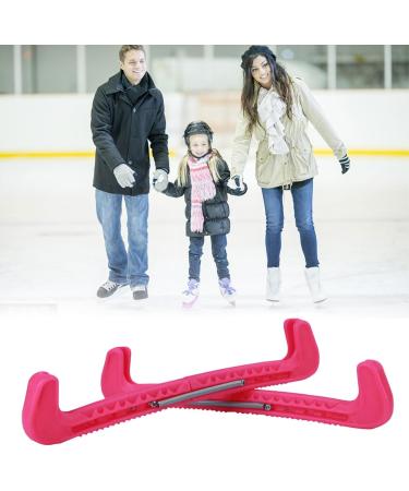 Adjustable Ice Skating Protection Skids for Ice Hockey Shoes | Pink Ice Blade Covers 31x6x1.8 cm - Buy Online on GoSupps.com