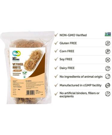 Vetiver Root (50g) Young Roots | Natural Herbal Coolant - Way4Organic - Buy Online on GoSupps.com
