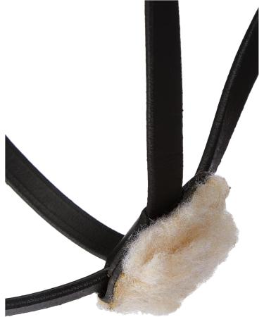 HKM Mexican Style Riding Bridle with Lambskin Padding - Black Warmblood | Premium Equestrian Gear for International Shipping - Buy Online on GoSupps.com