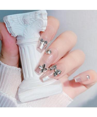 FEIlei 3D Nail Charms Bows Nail Art Studs Nail Jewelry for DIY Crafts Nail Art Decor - Buy Online on GoSupps.com