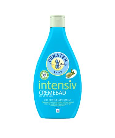 Penates intensive cremebad (400 ml) gently cleaning baby bath nourishing bathing additive & baby care bath in recyclable packaging moisturizing baby bath additive for dry baby skin