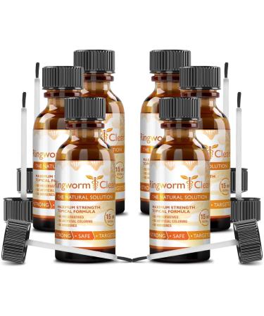 Ringworm Clear - Natural Anti-fungal Treatment for Itching & Burning - Prevents Future Infections - 1 Month Supply - Buy Online on GoSupps.com