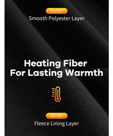 Mancyfit Women's Thermal Underwear Long Johns Set - Fleece Lined, Ultra Soft - Black (Small) - Buy Online on GoSupps.com