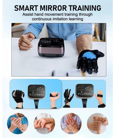 Hand Rehabilitation Robot Gloves for Stroke Recovery | XL Right-Hand Therapy Equipment for Hemiplegia & Arthritis - Buy Online on GoSupps.com