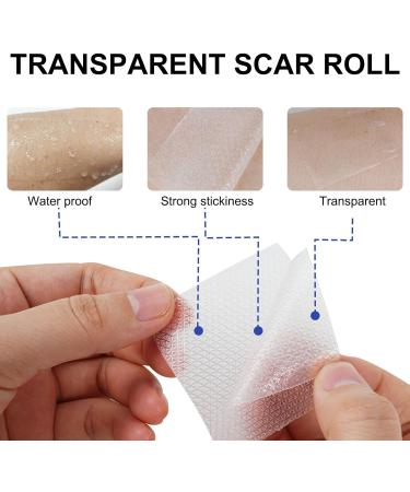 Silicone Scar Sheets 1.6x120 - Scar Removal Tape for Burn, Acne, C-Section & Surgery - Reusable & Washable - Buy Online on GoSupps.com