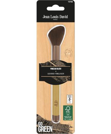 Jean Louis David - Go Green Collection - Blush Brush - Makeup - Vegan Bristles 100% Synthetic - FSC Certified Bamboo Handle - Buy Online on GoSupps.com