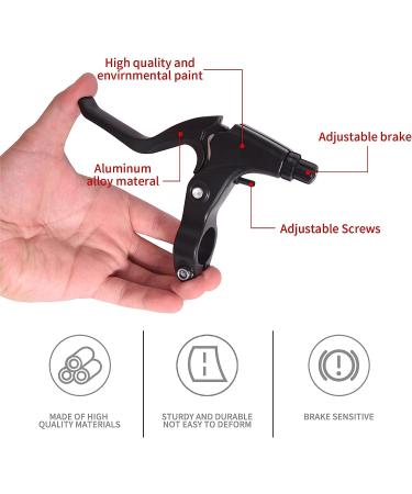 GASHWER Complete Bike Brakes Set - Front & Rear MTB Brakes Kit with Callipers, Cables, Levers & Wrenches - Black - Buy Online on GoSupps.com