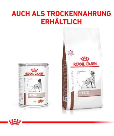ROYAL CANIN Veterinary Hepatic Mousse | 12 x 420 g | Complete Food for Adult Dogs | May Help Maintain Liver Function in Hepatic Insufficiency. - Buy Online on GoSupps.com