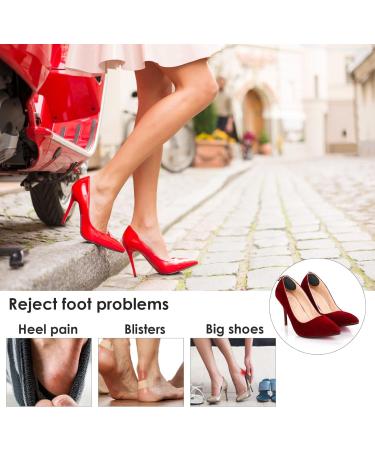 Sibba Heel Grips - 2 Pairs Self-Adhesive Cushion Inserts for Men and Women | Prevent Heel Slipping and Blisters | Nude Color - Buy Online on GoSupps.com