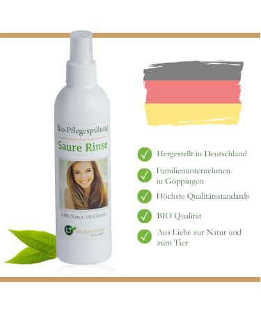 Organic Conditioner - Acid Rinse Chemical-Free Citrus Scent | Surfactant-Free Silicone-Free Vegan | 250 ml with Atomizer - Buy Online on GoSupps.com