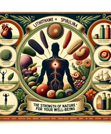 NAKURU | Lithotham + Spirulina | Balance Range | Made in France | The Power of Algae! | (90 Vegetable Capsules of 475mg / Net Weight: 42.8g) - Buy Online on GoSupps.com