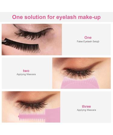 Eyelashes Brush Tool Makeup Cosmetic Eyelashes Tool Upper Lower Eye Lash Mascara Guard Applicator For Women Girls - Buy Online on GoSupps.com