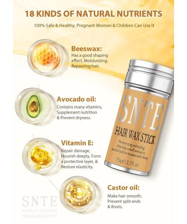 Hair Wax Stick Anti-Frizz Smoothing Spray for Hair with Shine and Split End Repair - 6.7fl oz - Buy Online on GoSupps.com