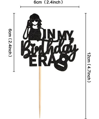 Keaziu 24PCS Music Singer Cupcake Toppers Popular Singer Cupcake Picks for Dance and I Love Singer Legend Since 1989 Theme Party Birthday Party Decoration Supplies for Boys and Girls Black Singer 24 Birthday Era 2 - Buy Online on GoSupps.com