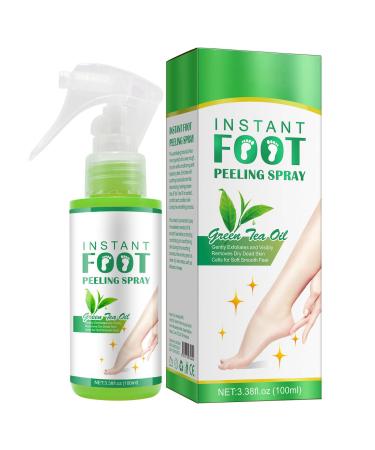 Foot peeling spray green tea polyphenole foot peeling spray foot peeling spray quickly removed dead skin and calluses on the feet for cleaning desodorizing moisturizing