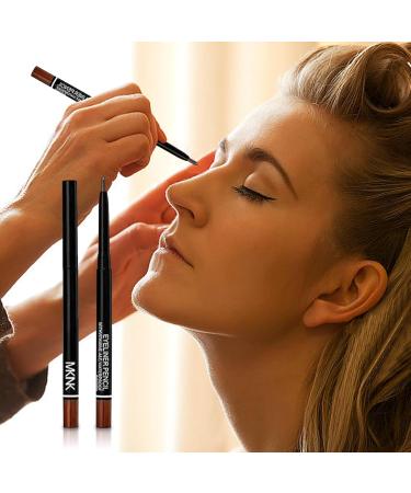 Colored Eyeliner Pencil - Long-Lasting Colored Eyeliner Pens for Women Multifunctional Automatic Rotation Eyeliner Eye Makeup Eye Eyeliner Pencil for Makeup Fancy Dress Brown - Buy Online on GoSupps.com