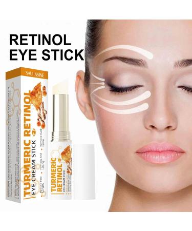 Turmeric Vitamin C Eye Stick - Brightening Eye Cream for Dark Circles & Swelling (2PCs) - Best Dark Spot Remover & Eye Balm - Buy Online on GoSupps.com